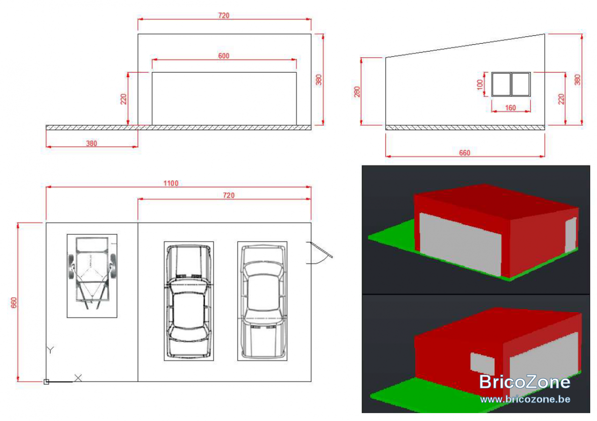 Construire un garage une pente avec une porte de 6m — free download