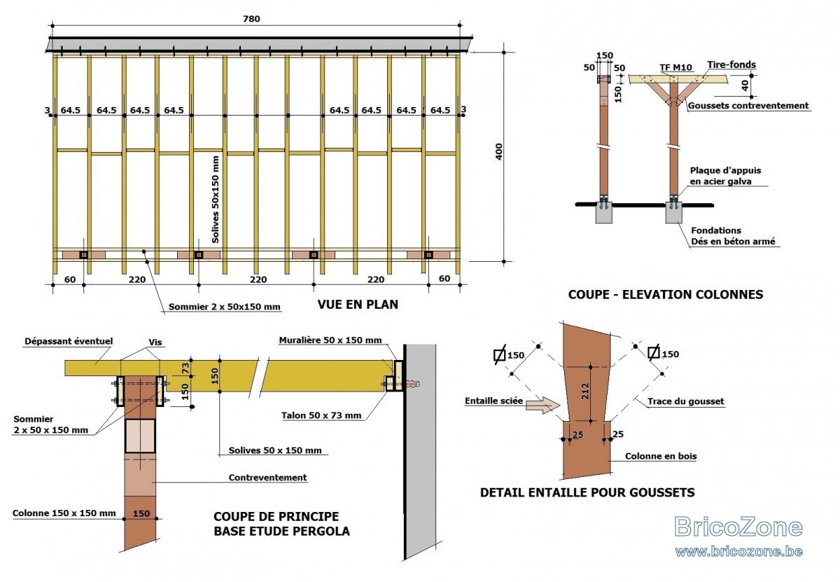 Sections de bois pour pergola Page 3 — free download