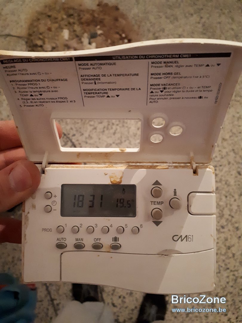 thermostat n'éteint pas la chaudière, problème de cablage? — free download