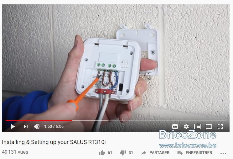 thermostat salus rt510rf