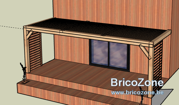 Pergola 7m40 sans colonne/poteau intermédiaire?
