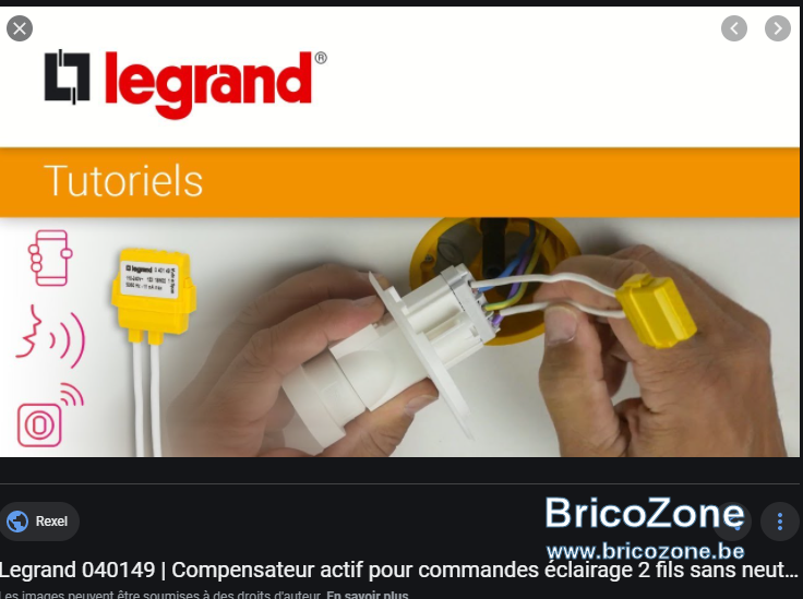 Lumière résiduelle led BricoZone — free download
