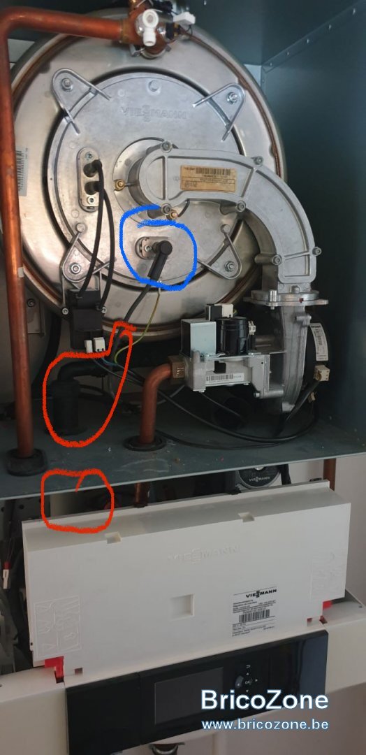 Panne viessmann Vitodens 300W (Erreur EE Bruleurpas de formation de