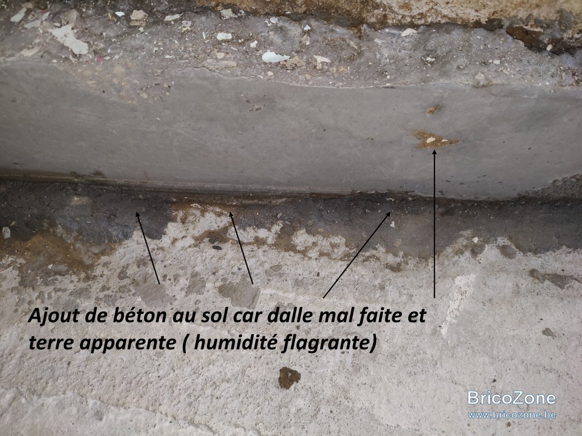 Humidité/Condensation cave en pierre semi enterrée BricoZone — free download