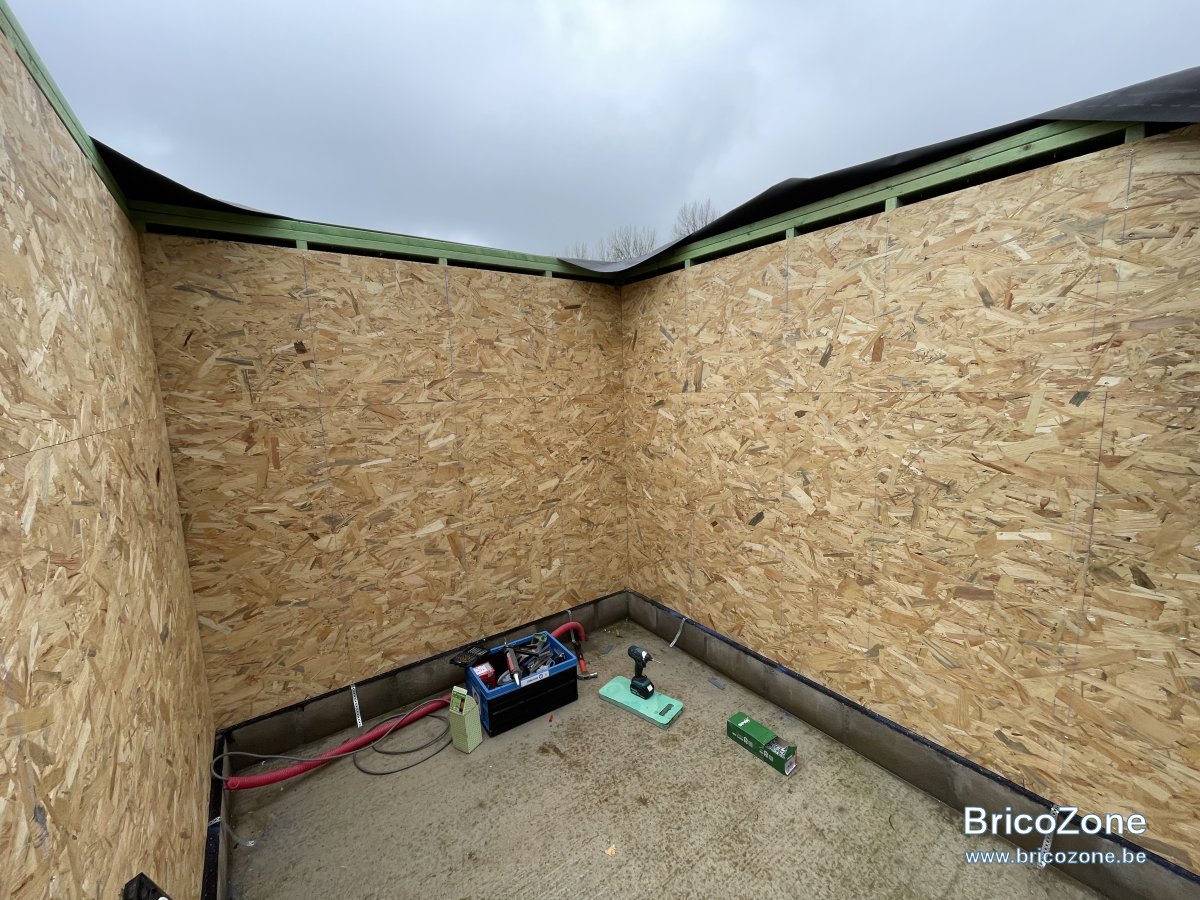 Projet abri de jardin ossature bois
