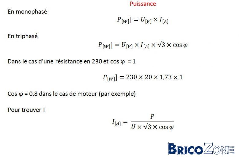 Aide calcul ampérage en 3x400 V.... — free download